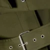 Gabardina técnica con capas – Verde caqui Gabardina técnica con capas – Verde caqui