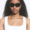 Gafas de sol deportivas llamativas – Negro Gafas de sol deportivas llamativas – Negro