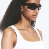 Gafas de sol deportivas llamativas – Negro Gafas de sol deportivas llamativas – Negro