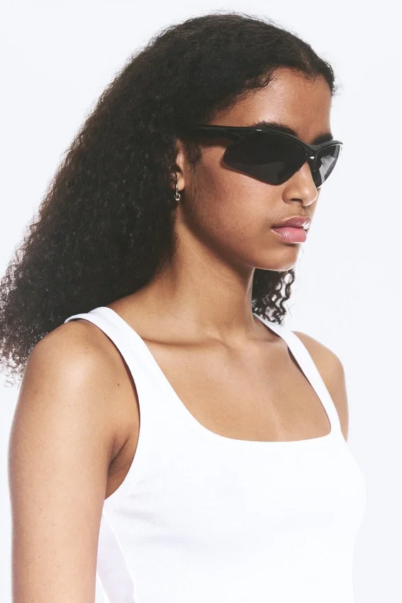 Gafas de sol deportivas llamativas – Negro Gafas de sol deportivas llamativas – Negro
