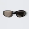 Gafas de sol envolventes – Negro – Lentes negras Gafas de sol envolventes – Negro – Lentes negras