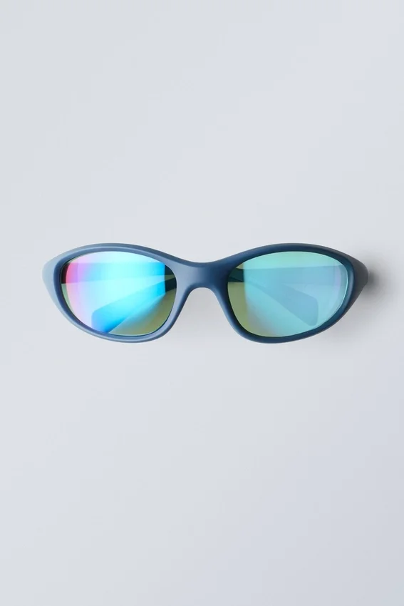 Gafas de sol ovaladas deportivas – Azul suave Gafas de sol ovaladas deportivas – Azul suave
