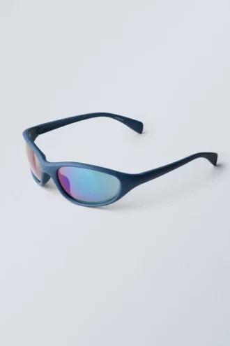 Gafas de sol ovaladas deportivas – Azul suave