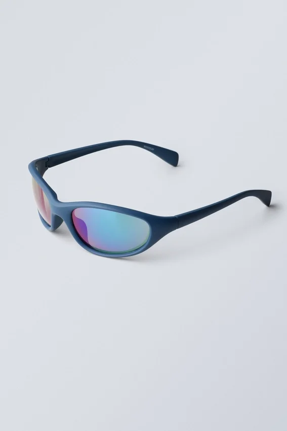 Gafas de sol ovaladas deportivas – Azul suave Gafas de sol ovaladas deportivas – Azul suave
