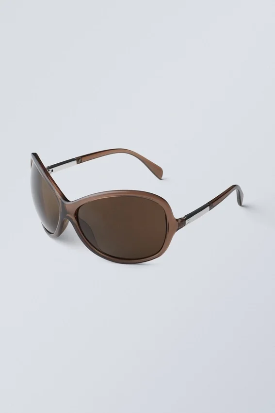 Gafas de sol oversize – Marrón oscuro Gafas de sol oversize – Marrón oscuro