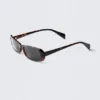 Gafas de sol rectangulares – Carey marrón Gafas de sol rectangulares – Carey marrón