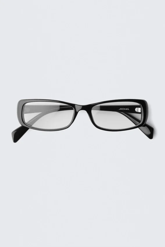 Gafas de sol rectangulares – Negras – Transparentes Gafas de sol rectangulares – Negras – Transparentes