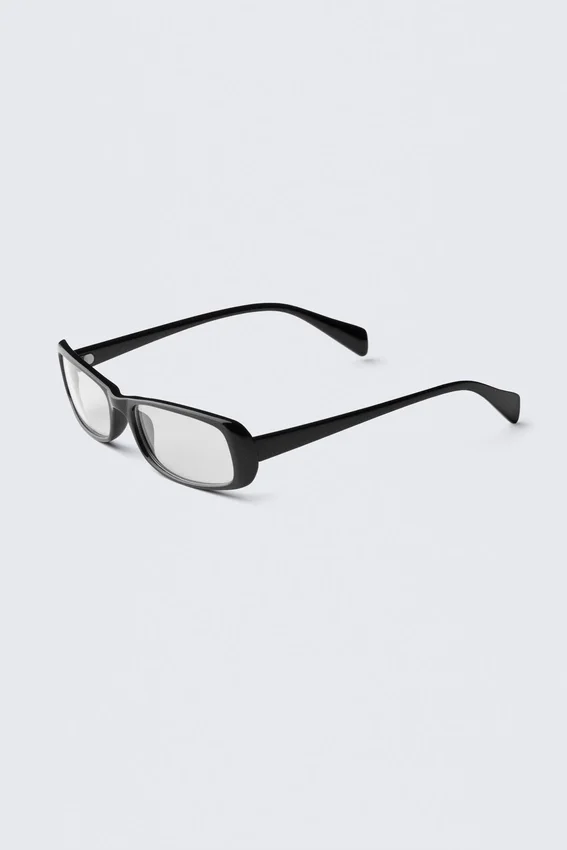 Gafas de sol rectangulares – Negras – Transparentes Gafas de sol rectangulares – Negras – Transparentes