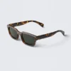 Gafas de sol unisex con montura rectangular llamativa – Carey – Lentes oscuras Gafas de sol unisex con montura rectangular llamativa – Carey – Lentes oscuras