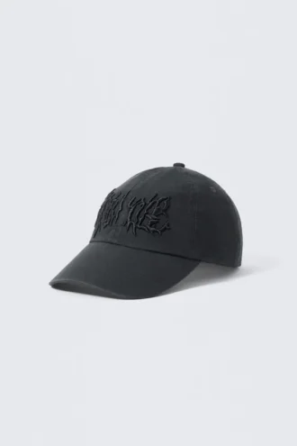 Gorra bordada – Gris oscuro