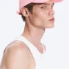 Gorra corta desgastada – Rosa claro Gorra corta desgastada – Rosa claro