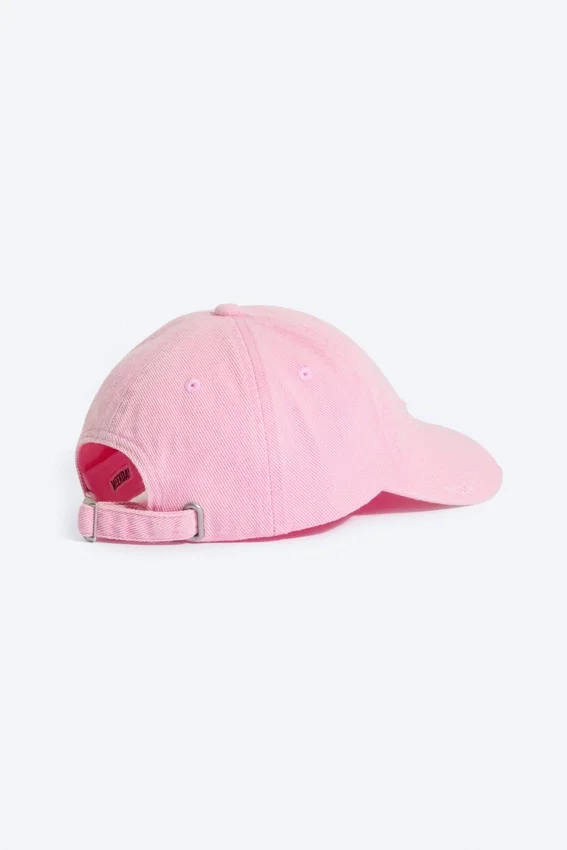 Gorra corta desgastada – Rosa claro Gorra corta desgastada – Rosa claro