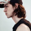 Gorra de béisbol bordada desgastada – Negra