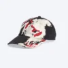 Gorra de béisbol bordada desgastada – Negra
