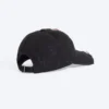 Gorra de béisbol bordada desgastada – Negra