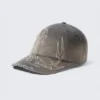 Gorra de béisbol bordada – Gris oscuro Gorra de béisbol bordada – Gris oscuro