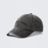 Gorra de béisbol bordada – Negro lavado – Carpe Diem Gorra de béisbol bordada – Negro lavado – Carpe Diem
