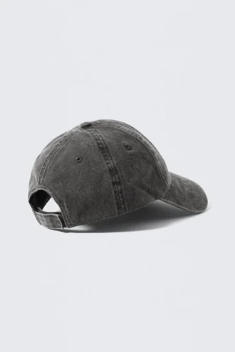 Gorra de béisbol bordada – Negro lavado – Carpe Diem