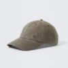 Gorra de béisbol de algodón encerado – Gris topo oscuro Gorra de béisbol de algodón encerado – Gris topo oscuro