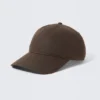 Gorra de béisbol de algodón encerado – Marrón oscuro