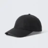 Gorra de béisbol de algodón encerado – Negro Gorra de béisbol de algodón encerado – Negro