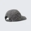 Gorra de béisbol de lona de algodón desgastada – Bordada en negro lavado Gorra de béisbol de lona de algodón desgastada – Bordada en negro lavado