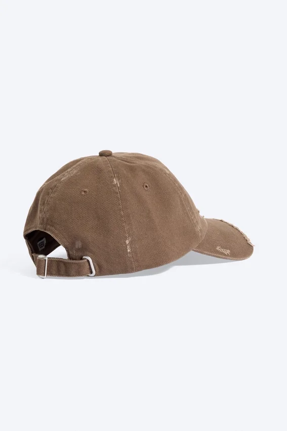 Gorra de béisbol de lona de algodón desgastada – Marrón claro desgastado Gorra de béisbol de lona de algodón desgastada – Marrón claro desgastado