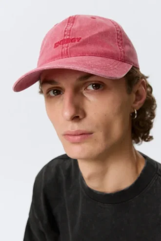 Gorra de béisbol – Rojo lavado – Energy