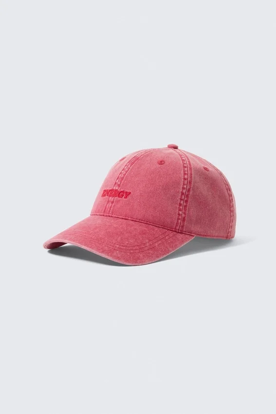 Gorra de béisbol – Rojo lavado – Energy Gorra de béisbol – Rojo lavado – Energy