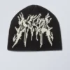 Gorro de punto jacquard – Jacquard negro