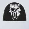 Gorro de punto jacquard – Negro