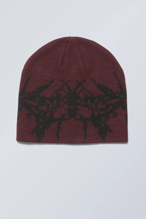 Gorro Original – Jacquard rojo oscuro Gorro Original – Jacquard rojo oscuro