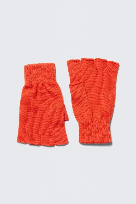 Guantes de madera – Naranja brillante Guantes de madera – Naranja brillante
