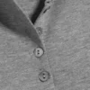 Jersey abotonado con botones de perla – Gris polvoriento jaspeado Jersey abotonado con botones de perla – Gris polvoriento jaspeado