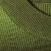 Jersey de algodón de punto holgado con efecto degradado – Verde degradado Jersey de algodón de punto holgado con efecto degradado – Verde degradado