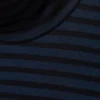 Jersey de cuello alto ajustado a rayas – Azul oscuro a rayas Jersey de cuello alto ajustado a rayas – Azul oscuro a rayas