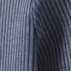 Jersey de cuello alto con cremallera y canalé bicolor Toni – Azul y blanco Jersey de cuello alto con cremallera y canalé bicolor Toni – Azul y blanco