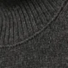 Jersey de cuello alto de lana Maggie – Gris oscuro Jersey de cuello alto de lana Maggie – Gris oscuro
