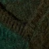 Jersey de punto con cuello en V y efecto degradado – Verde oscuro – Efecto degradado Jersey de punto con cuello en V y efecto degradado – Verde oscuro – Efecto degradado
