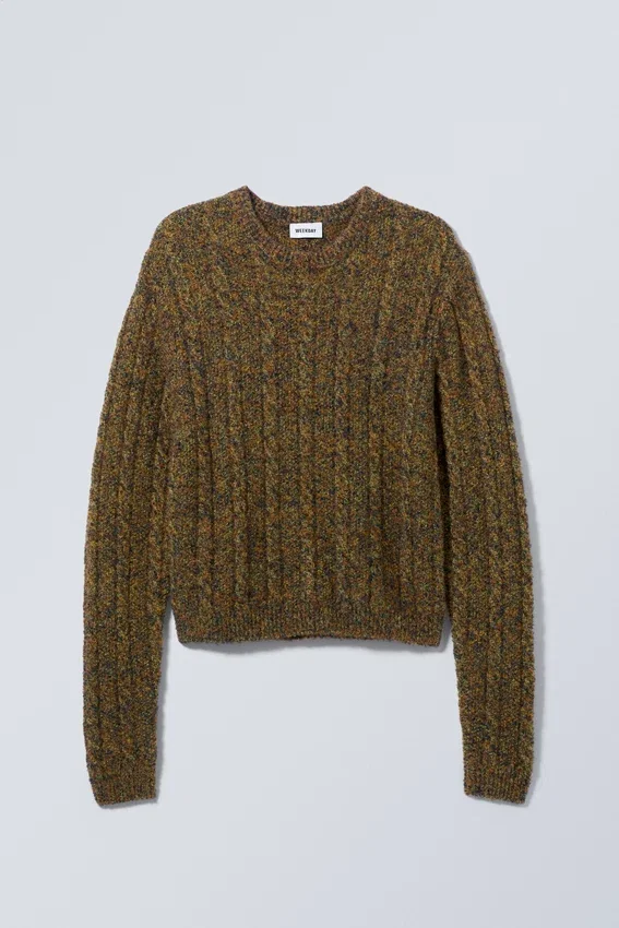 Jersey de punto de mezcla de lana Jesper – Dusk Moss Jersey de punto de mezcla de lana Jesper – Dusk Moss