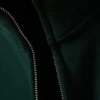 Jersey grueso con cuello de embudo y cremallera – Verde oscuro Jersey grueso con cuello de embudo y cremallera – Verde oscuro