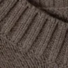 Jersey oversize de algodón grueso – Marrón jaspeado Jersey oversize de algodón grueso – Marrón jaspeado