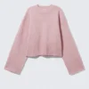 Jersey oversize de punto – Rosa empolvado claro Jersey oversize de punto – Rosa empolvado claro