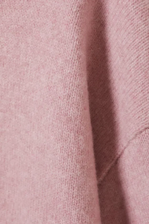 Jersey oversize de punto – Rosa empolvado claro Jersey oversize de punto – Rosa empolvado claro