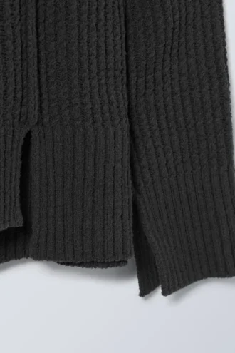 Jerséu asimétrico oversize Rey – Gris oscuro
