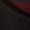 Jerséu con estampados gráficos de punto jacquard regular – Negro – Star Team Jerséu con estampados gráficos de punto jacquard regular – Negro – Star Team