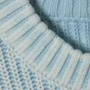 Jerséu de algodón de punto encogido – Azul claro lavado Jerséu de algodón de punto encogido – Azul claro lavado