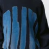 Jerséu de algodón de punto oversize con estampados – Azul marino – Alive