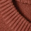 Jerséu de algodón de punto regular – Coral empolvado