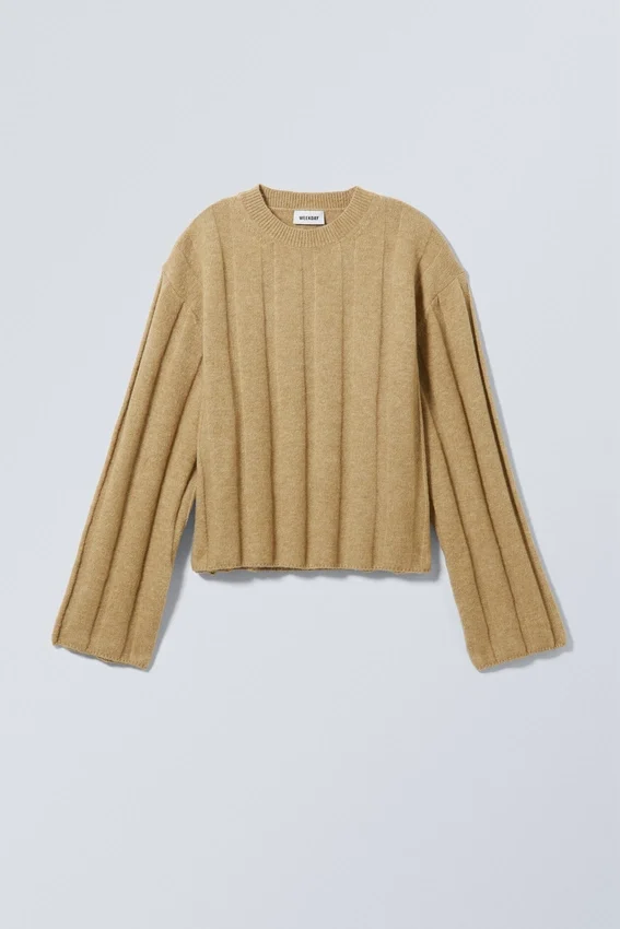 Jerséu de canalé Fiona – Beige Jerséu de canalé Fiona – Beige